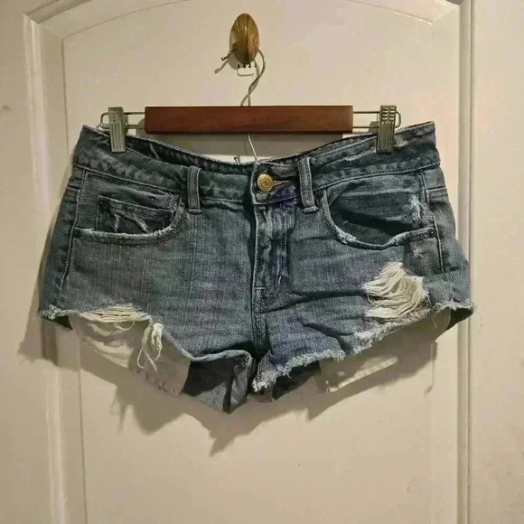 P7015 american eagle short shorts distressed size30in - Picture 2 of 8